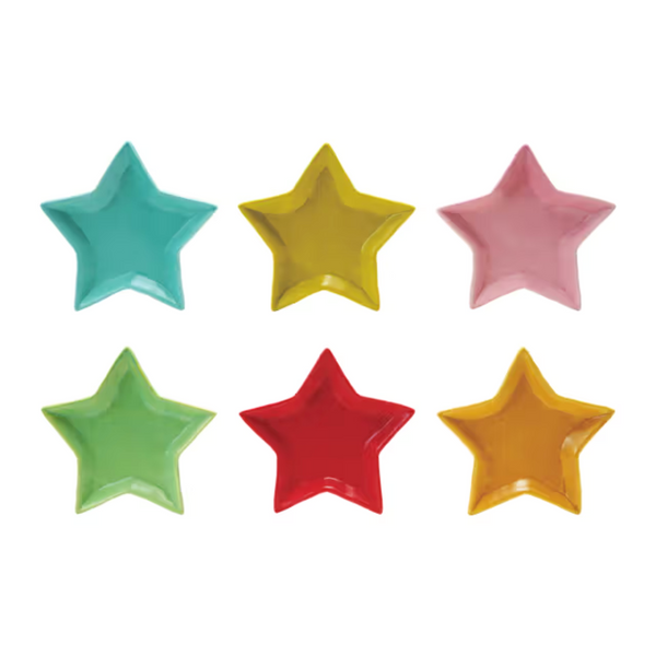 Colorful Star Shaped Stoneware Dishes - Freshie & Zero Studio Shop