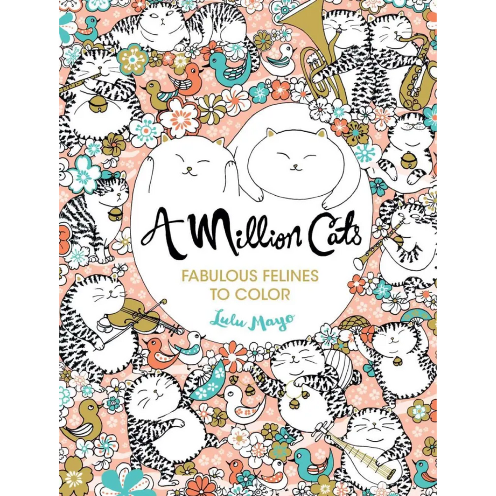 A Million Cats Coloring Book - Freshie & Zero Studio Shop