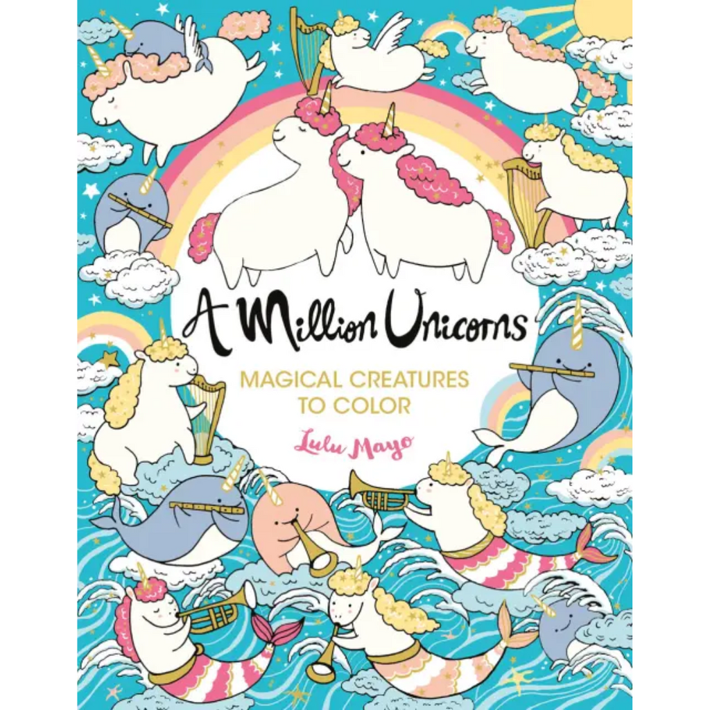 A Million Unicorns Coloring Book - Freshie & Zero Studio Shop