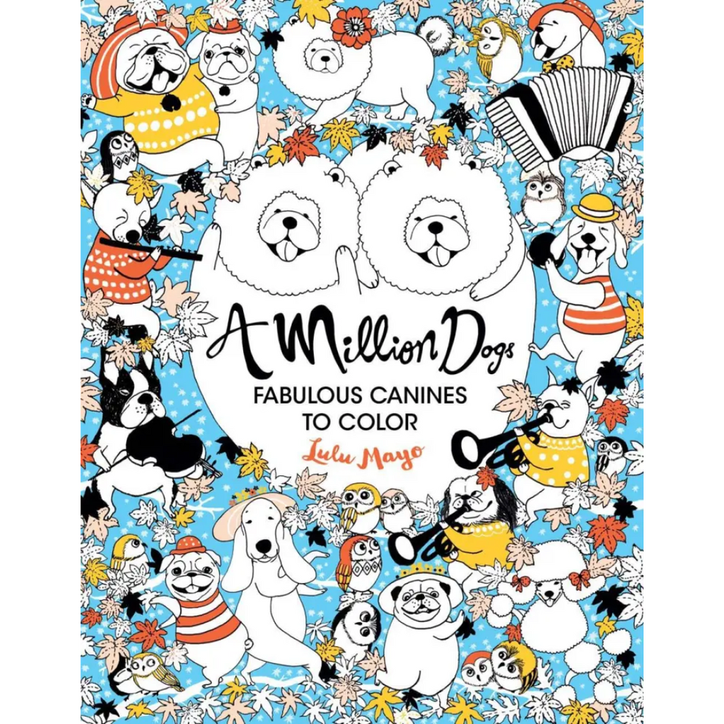 A Million Dogs Coloring Book - Freshie & Zero Studio Shop