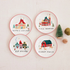 North Pole Village Stoneware Plate | 4 Styles - Freshie & Zero Studio Shop