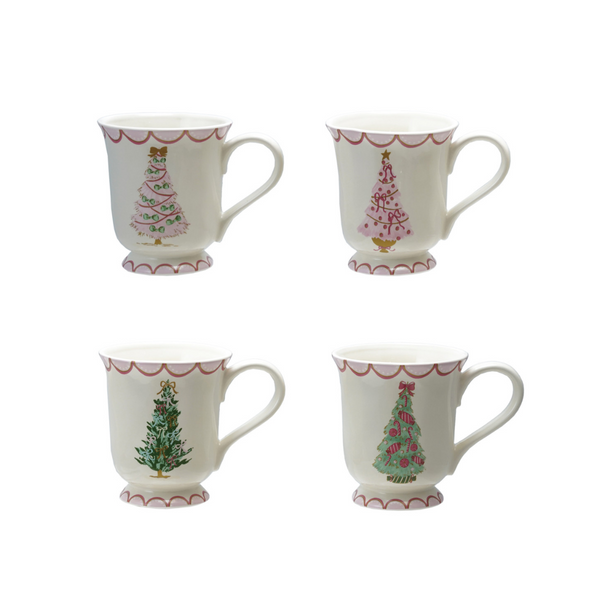 Cottage Core Christmas Tree Mug | 4 Styles - Freshie & Zero Studio Shop