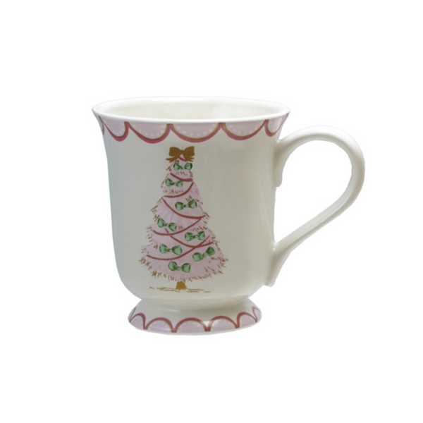 Cottage Core Christmas Tree Mug | 4 Styles - Freshie & Zero Studio Shop