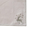 Embroidered Gold Deer Cotton Napkins - Set of 4 - Freshie & Zero Studio Shop