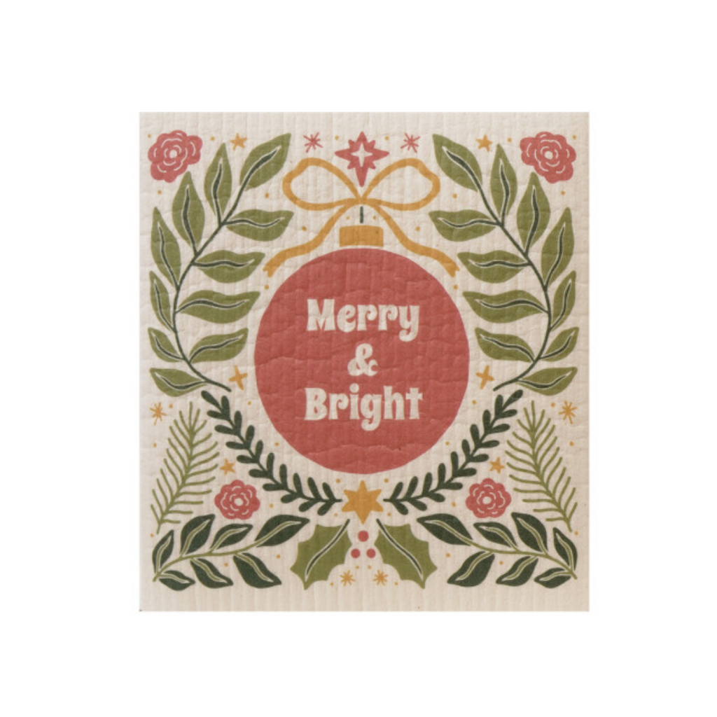 Holiday Themed Reusable Dishcloth | 3 Styles - Freshie & Zero Studio Shop