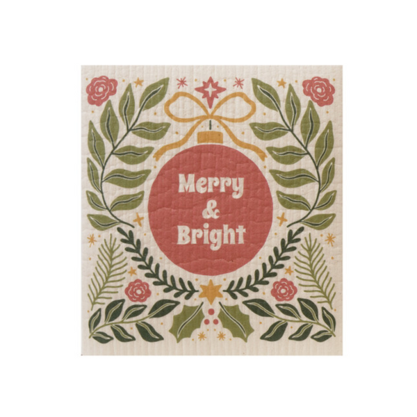 Holiday Themed Reusable Dishcloth | 3 Styles - Freshie & Zero Studio Shop