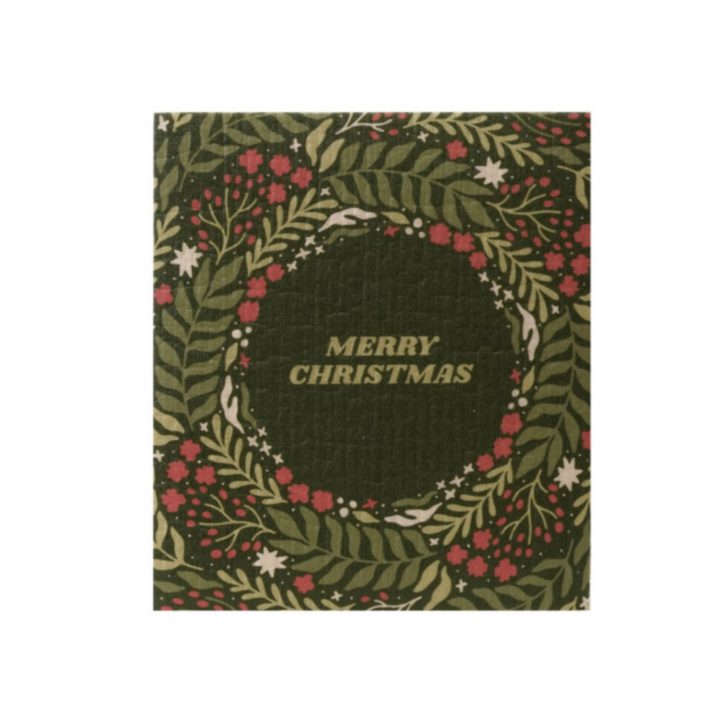 Holiday Themed Reusable Dishcloth | 3 Styles - Freshie & Zero Studio Shop