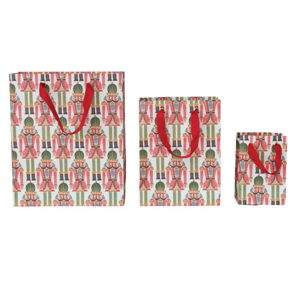 Nutcracker Holiday Gift Bag | 3 Sizes - Freshie & Zero Studio Shop