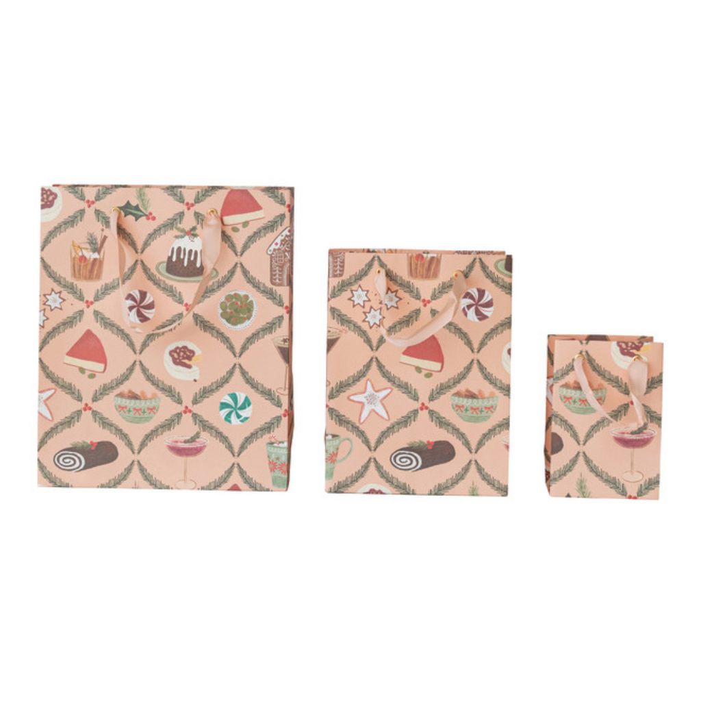 Festive Treats Holiday Gift Bag | 3 Sizes - Freshie & Zero Studio Shop