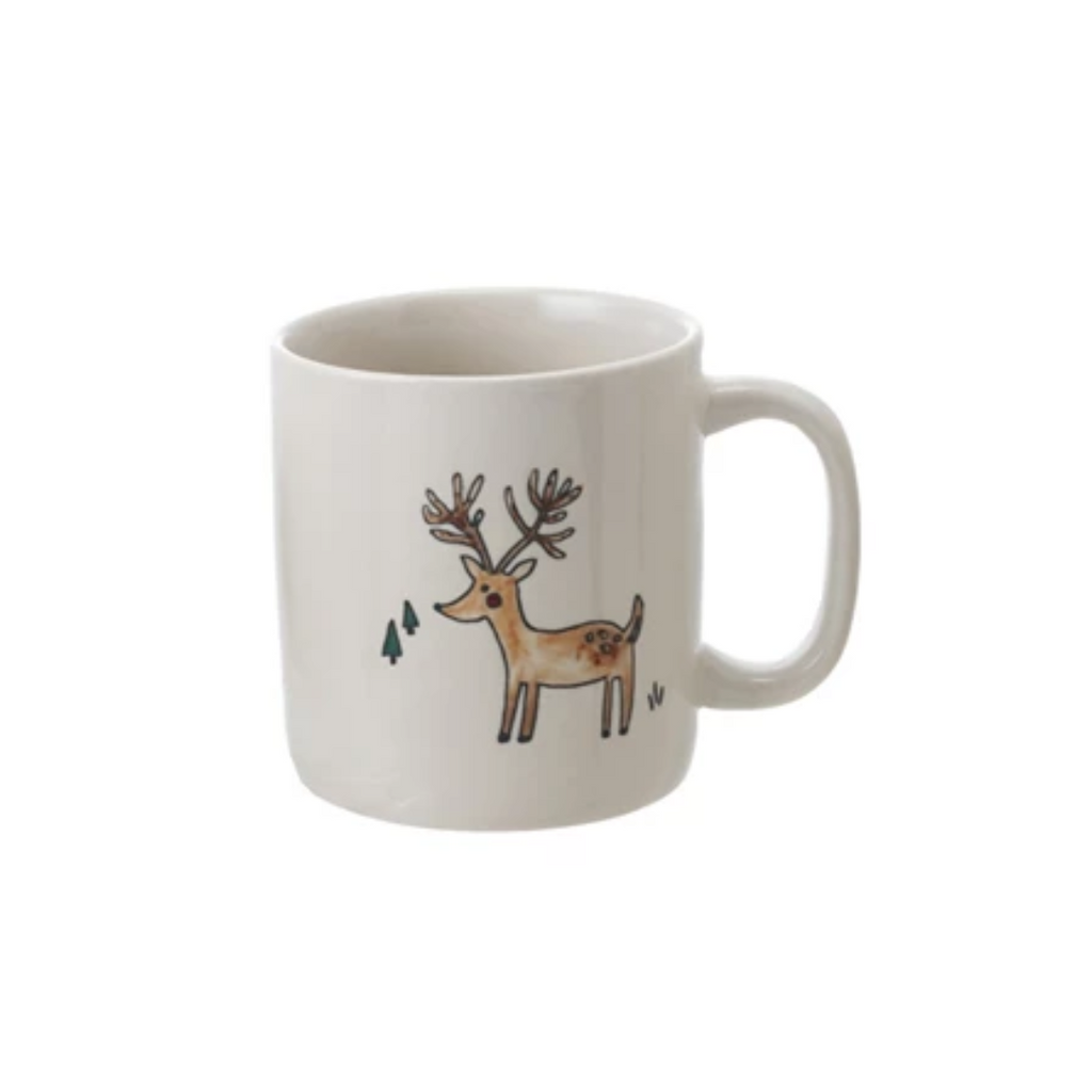 Stoneware Mug with Christmas Image | 4 Styles - Freshie & Zero Studio Shop