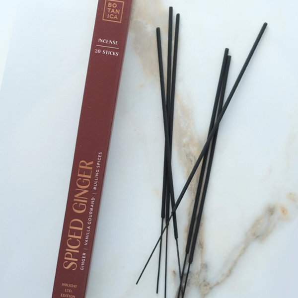 Spiced Ginger Holiday Incense by Botanica - Freshie & Zero Studio Shop