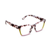 Peepers Reading Glasses: Birdie/Pink Chai Colorblock - Freshie & Zero Studio Shop