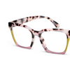 Peepers Reading Glasses: Birdie/Pink Chai Colorblock - Freshie & Zero Studio Shop