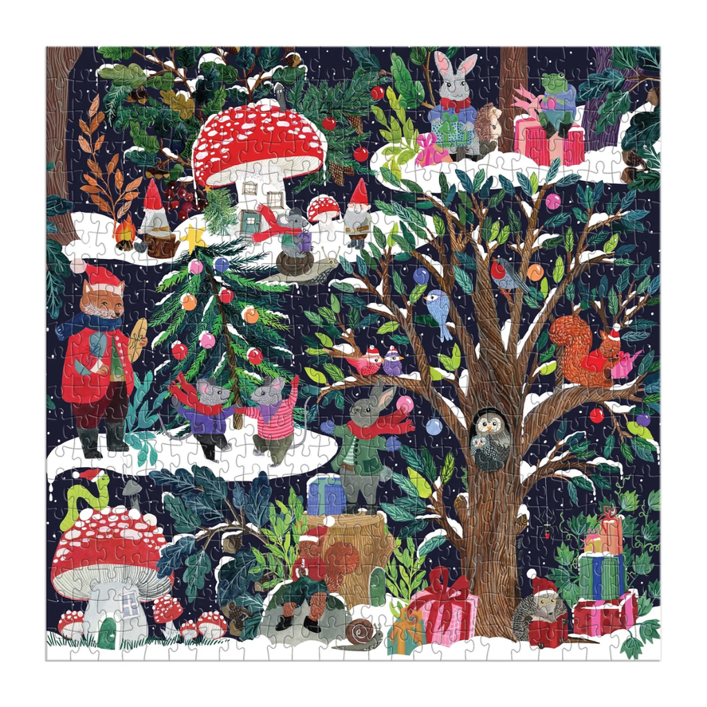 Yuletide Forest 500 Piece Puzzle - Freshie & Zero Studio Shop
