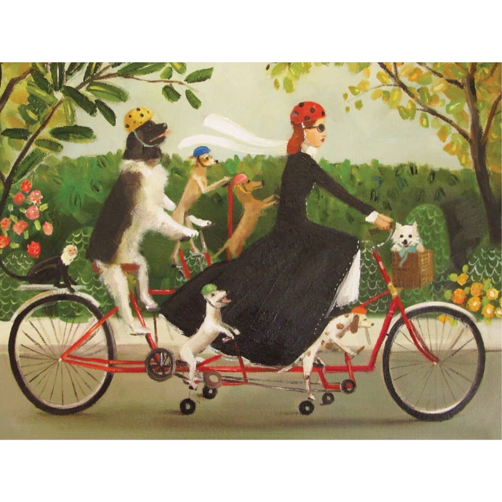 Miss Moon's Bike - 1000 Piece Jigsaw Puzzle - Freshie & Zero Studio Shop