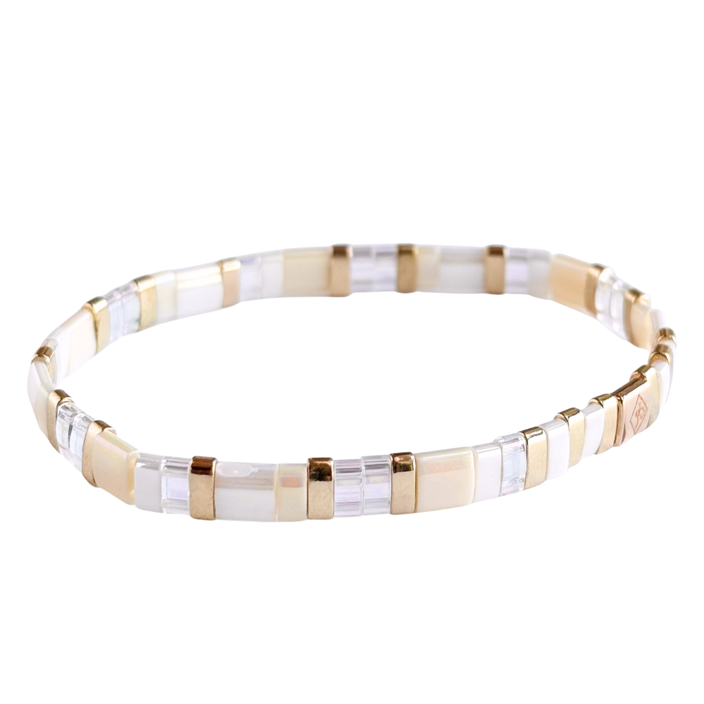 Healing Stone Bracelet Set: Pearl - Freshie & Zero Studio Shop