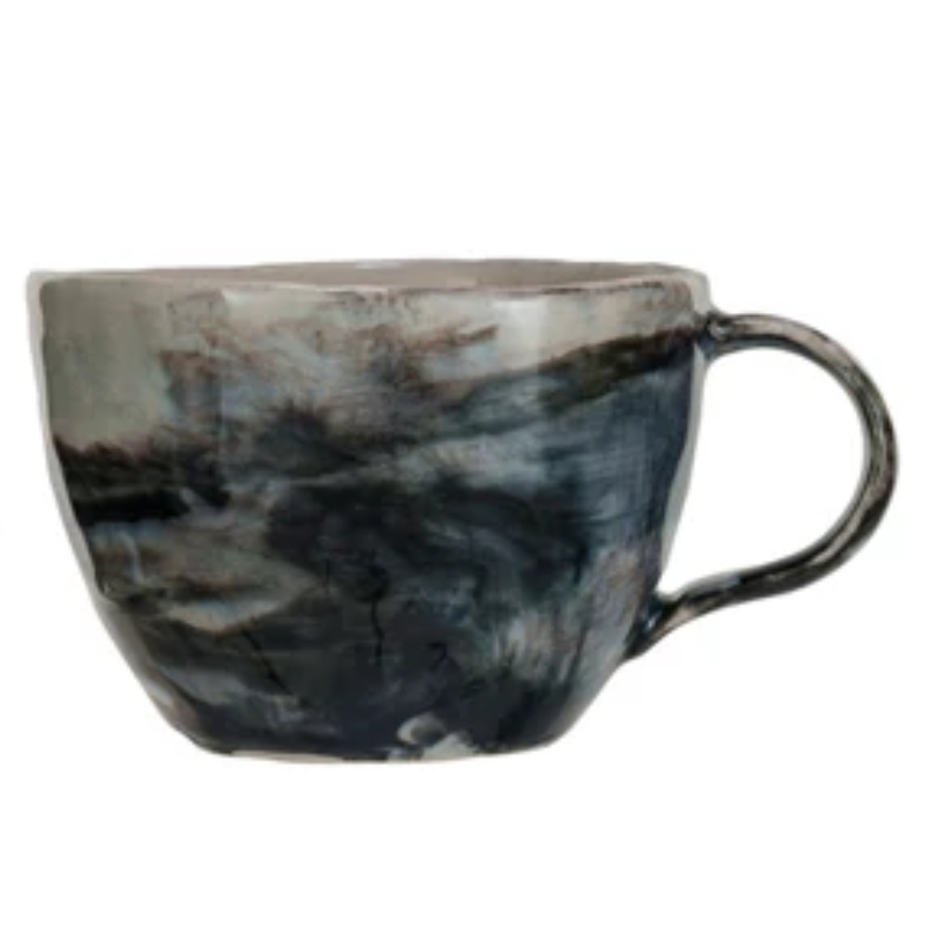 Marbled Glaze Stoneware Mugs - Freshie & Zero Studio Shop