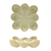 Sage Green Ceramic Flower Shaped Plate - Freshie & Zero Studio Shop