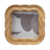 Wavy 5"  Square Rubber Wood Photo Frame - Freshie & Zero Studio Shop