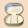 Oval Travel Jewelry Box: Garden Goose - Freshie & Zero Studio Shop