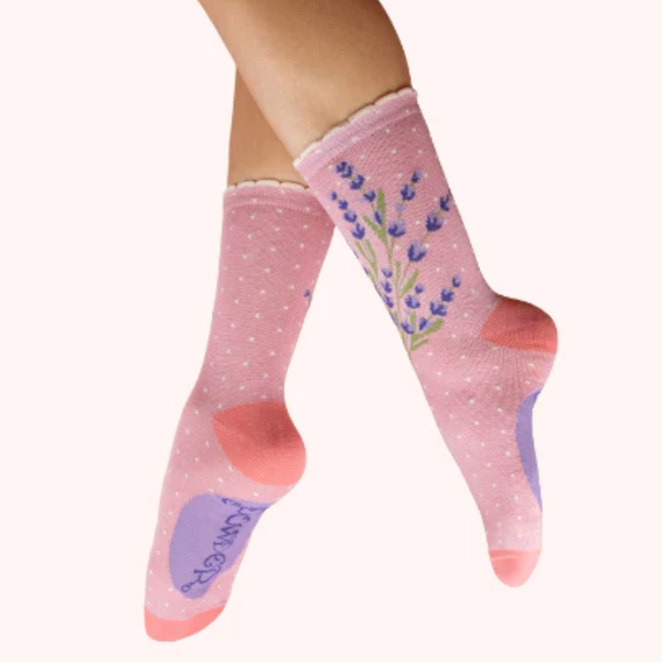 Luscious Lavender Ladies' Socks by Powder - Freshie & Zero Studio Shop