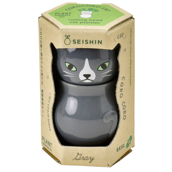 CoroCoro Rolling Head Cat Plant Growing Kit - Freshie & Zero Studio Shop