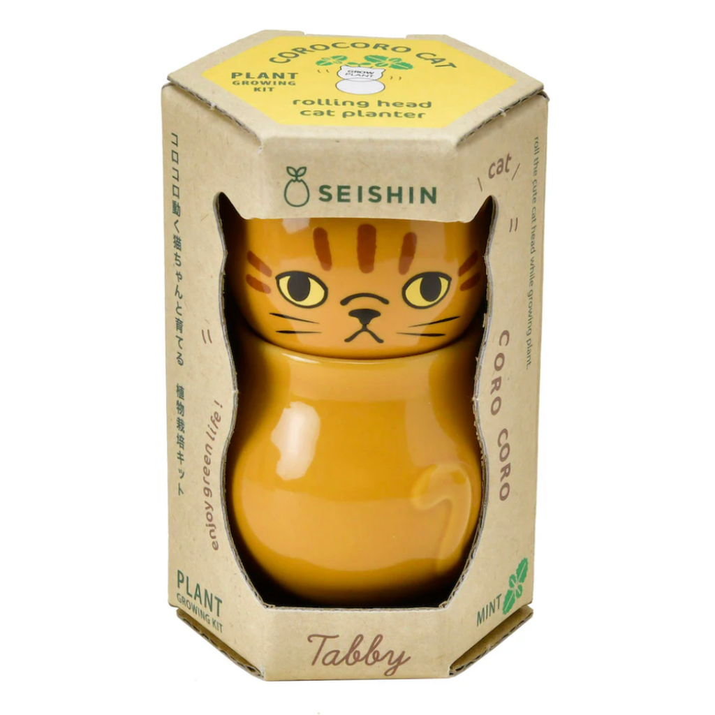CoroCoro Rolling Head Cat Plant Growing Kit - Freshie & Zero Studio Shop