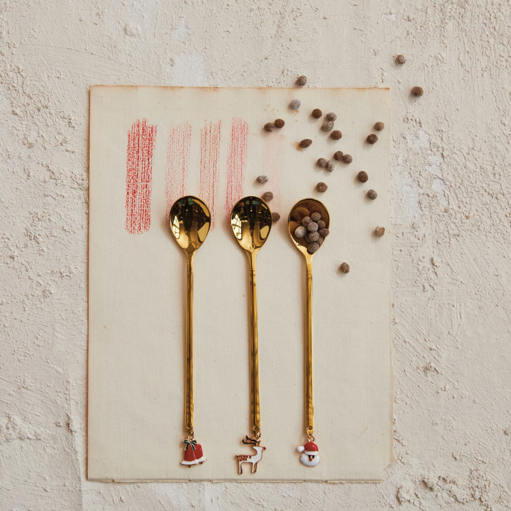 Holiday Charm Mini Spoon - Freshie & Zero Studio Shop