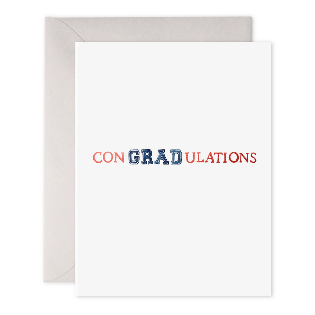 ConGRADulations Card by E. Frances Paper - Freshie & Zero Studio Shop