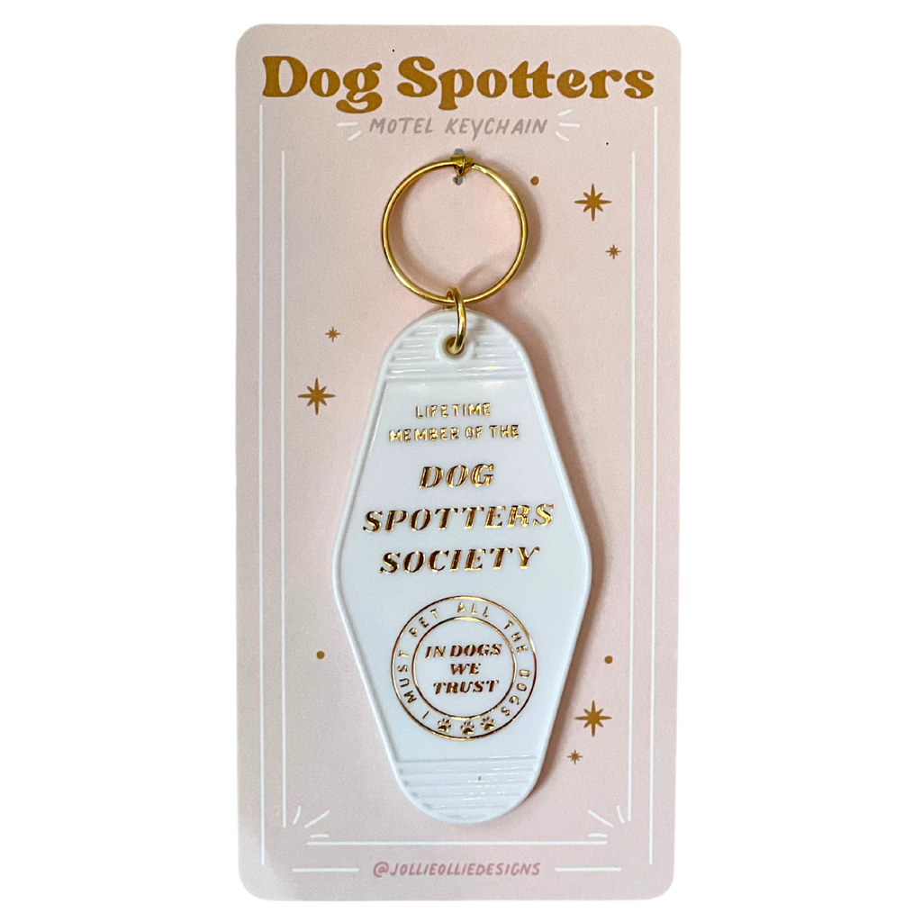Dog Spotter Society Keychain - Freshie & Zero Studio Shop