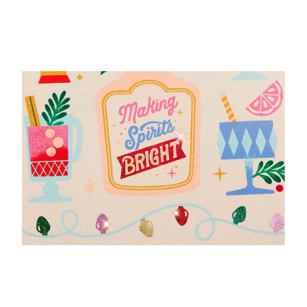 Making Spirits Bright - Cotton Dishtowel by Danica - Freshie & Zero Studio Shop