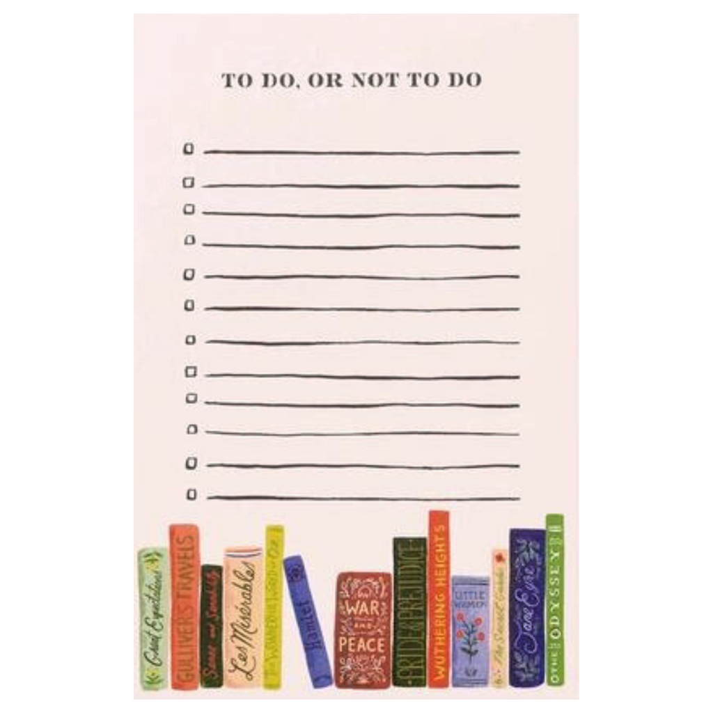 To Do or Not To Do Notepad by Rifle Paper Co - Freshie & Zero Studio Shop