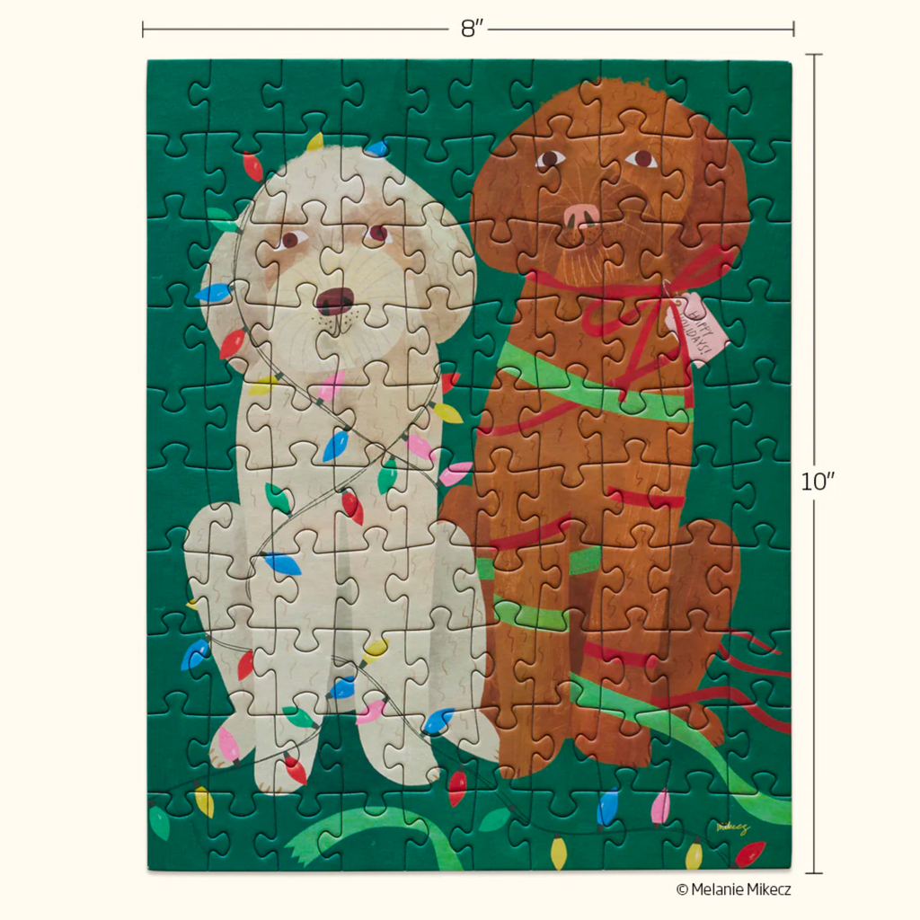 Holiday Helpers Snax Size Puzzle, 100 pc - Freshie & Zero Studio Shop