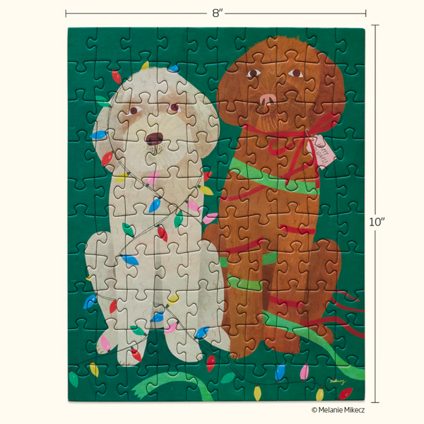 Holiday Helpers Snax Size Puzzle, 100 pc - Freshie & Zero Studio Shop