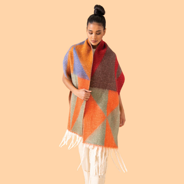 Raya Geometric Scarf by Powder Designs - Freshie & Zero Studio Shop