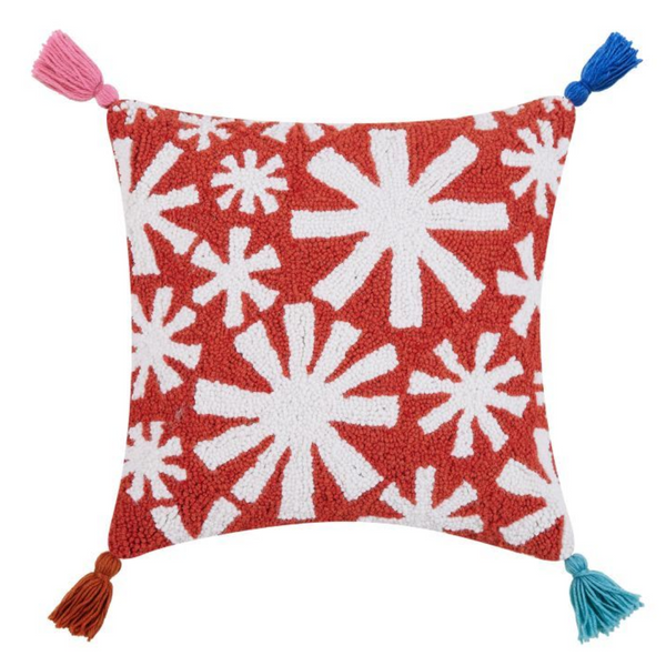 Winter Snowflakes Red Hook Pillow - Freshie & Zero Studio Shop