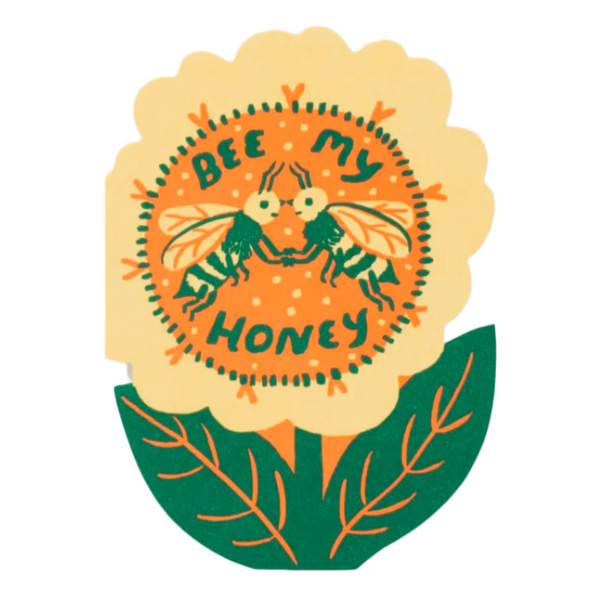 Bee My Honey Greeting Card - Freshie & Zero Studio Shop