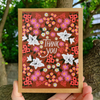 Thank You Card Rust Lilies: Set of 8 - Freshie & Zero Studio Shop