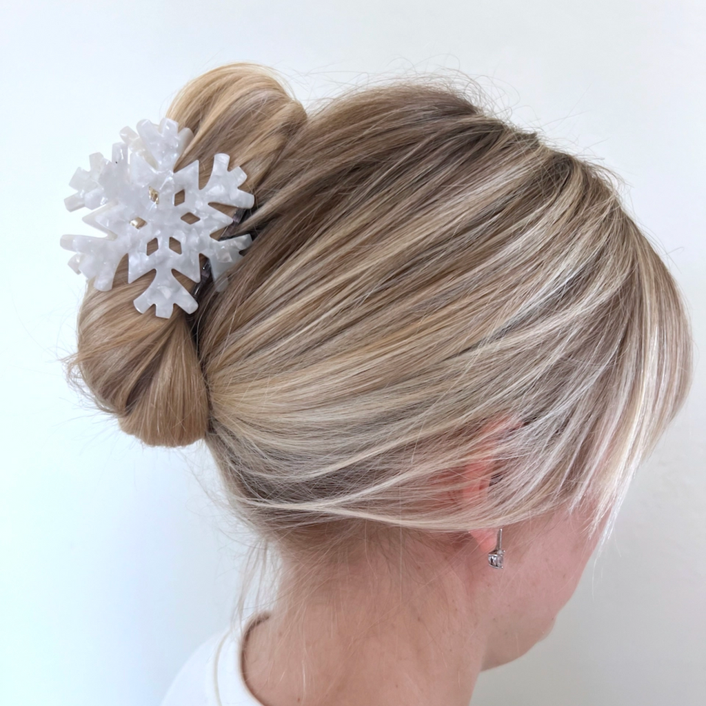 Snowflake Claw Clip by Solar Eclipse - Freshie & Zero Studio Shop