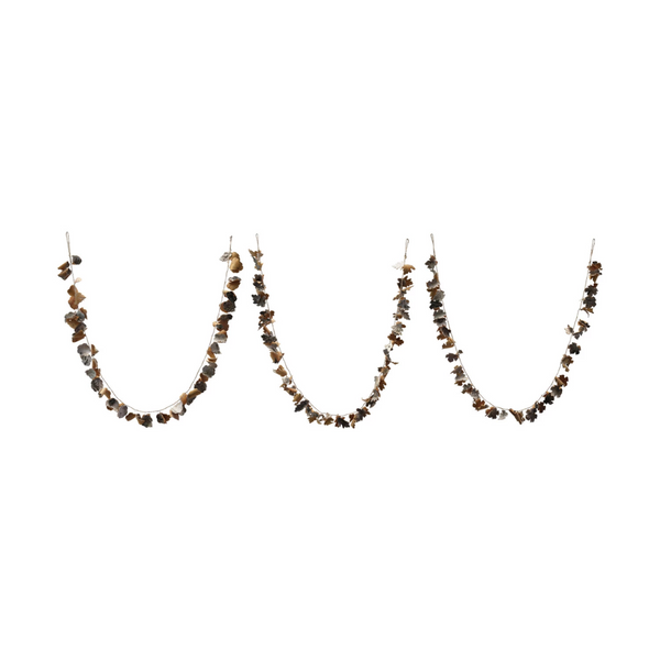 Natural Birch Bark Leaf Fall Garland - Freshie & Zero Studio Shop