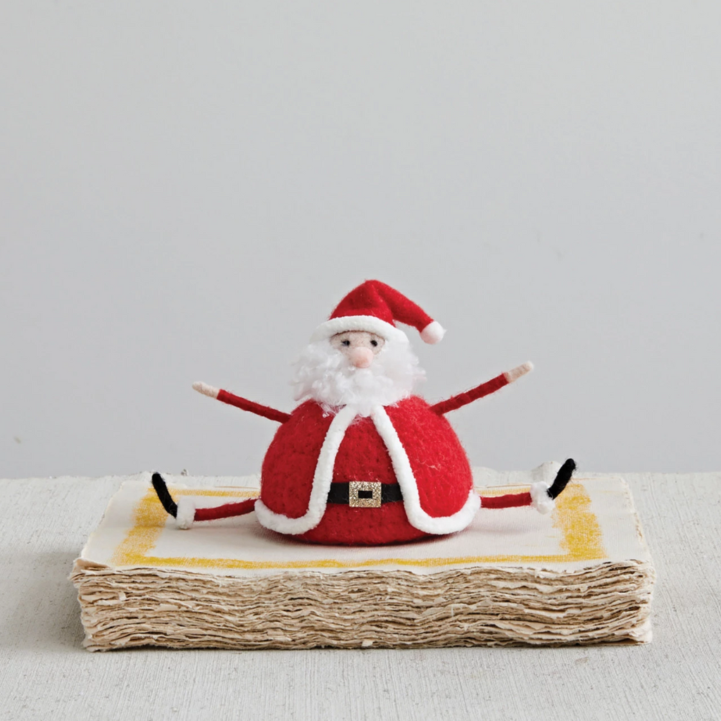 Sitting Santa Christmas Decoration - Freshie & Zero Studio Shop