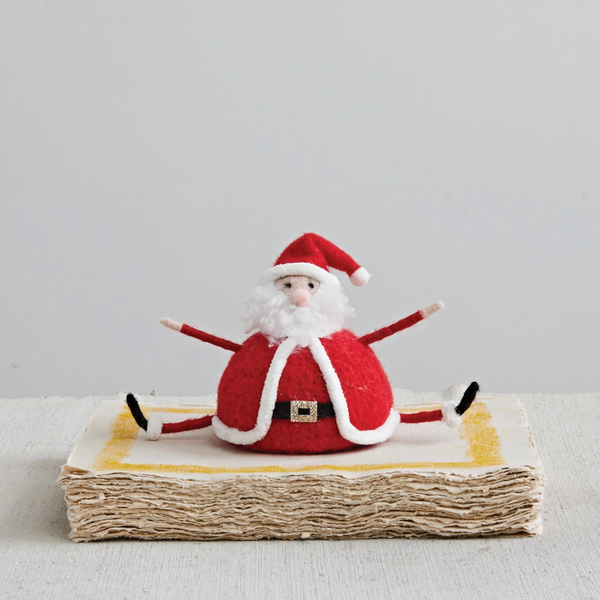 Sitting Santa Christmas Decoration - Freshie & Zero Studio Shop