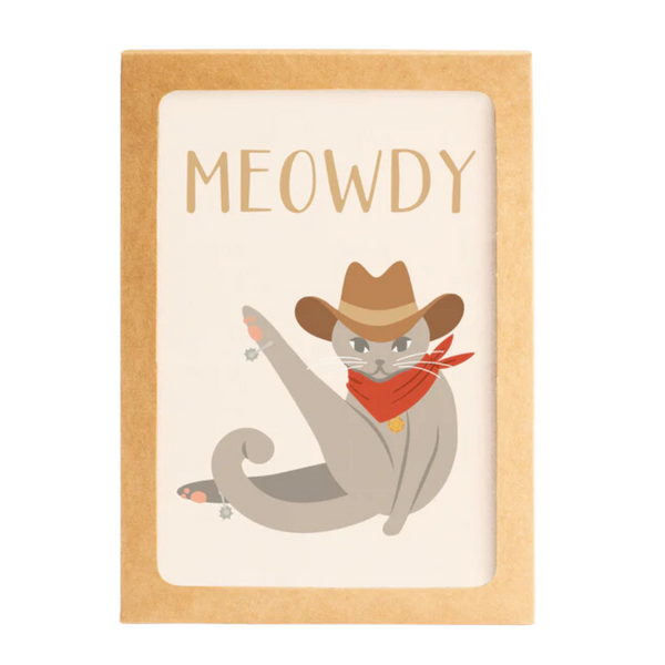 Meowdy Box Set- 10 Cards - Freshie & Zero Studio Shop