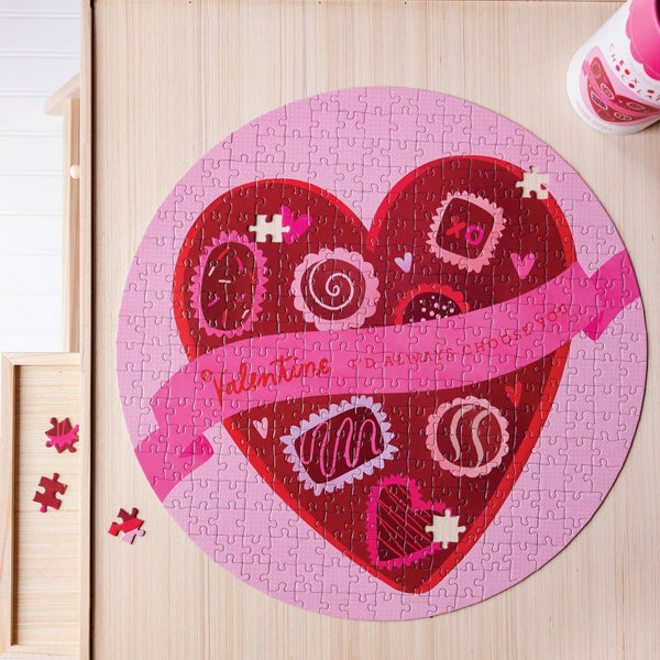 Box of Chocolates Valentine Puzzle - 320 pieces - Freshie & Zero Studio Shop