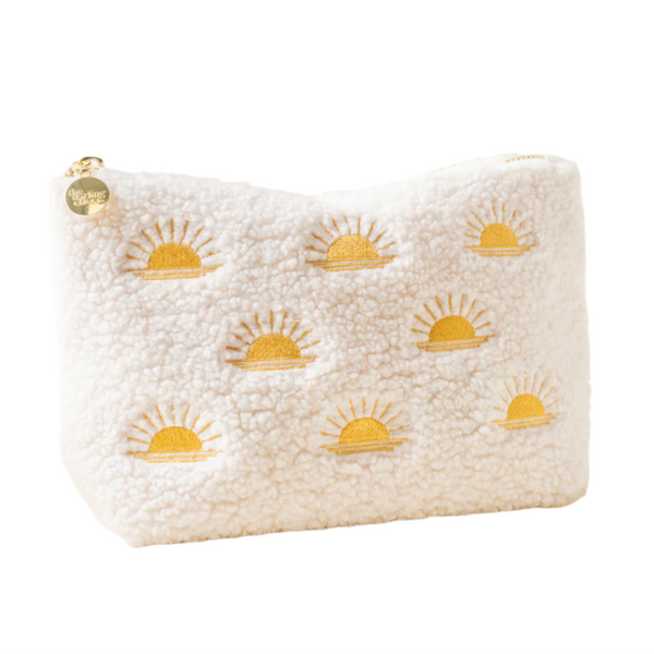 Teddy Zippered Pouch - Sunshine - Freshie & Zero Studio Shop