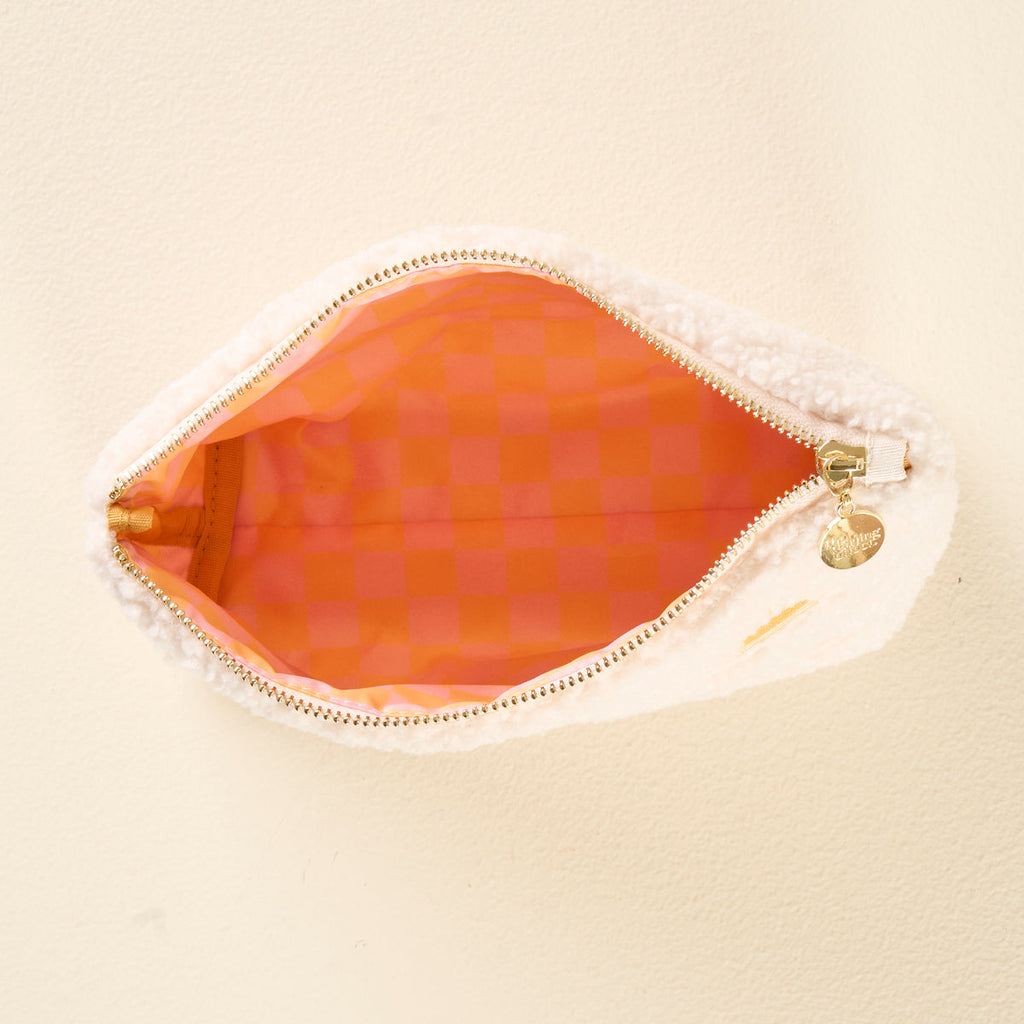 Teddy Zippered Pouch - Sunshine - Freshie & Zero Studio Shop