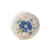 Teddy Pouch - Circle Blue Floral on White - Freshie & Zero Studio Shop