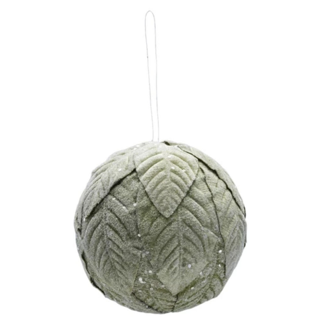 Leafy Foam Ornament With Glitter - Freshie & Zero Studio Shop