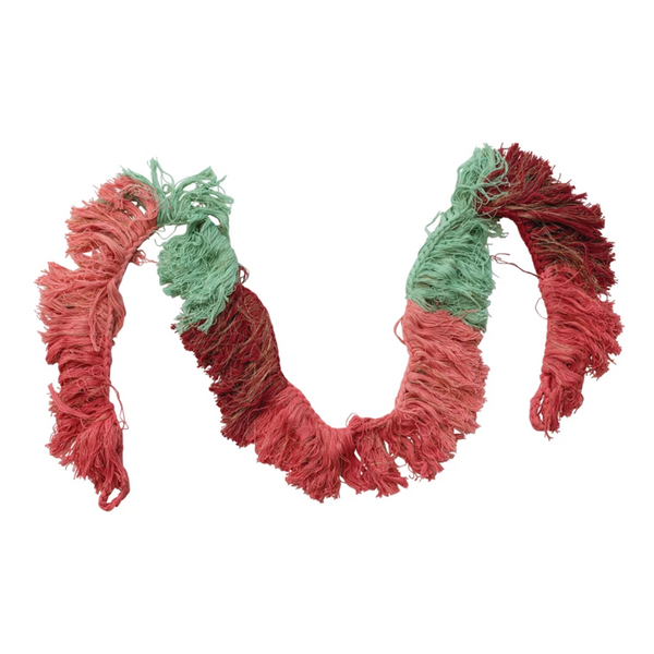 Hand-Woven Cotton Fringe Garland - Freshie & Zero Studio Shop