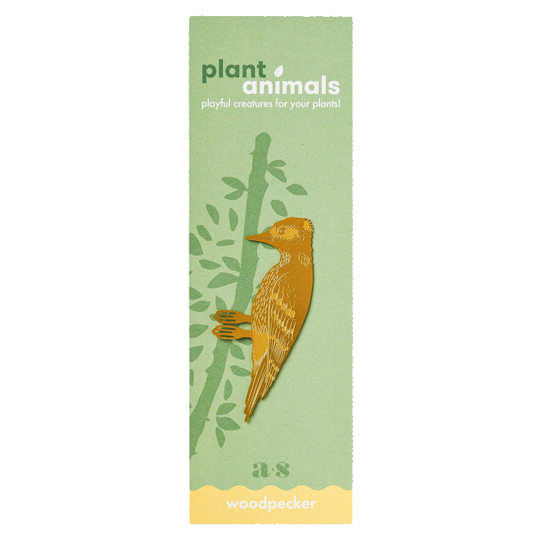 Brass Plant Accessory: Woodpecker - Freshie & Zero Studio Shop